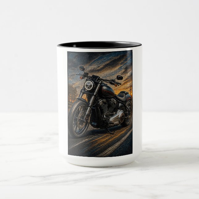 Mug en mosaïque d'art Midnight Cruiser (Centre)
