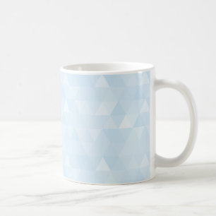 Mug en mosaïque du triangle bleu Pastel