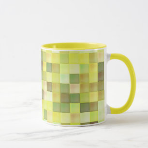 Mug en mosaïque jaune