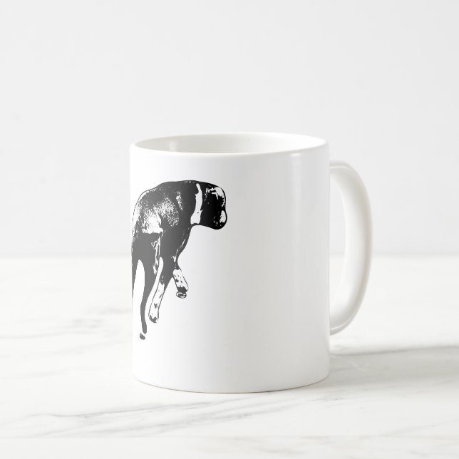Mug En mouvement - Tourner à mi-bande d'encre (Devant droit)