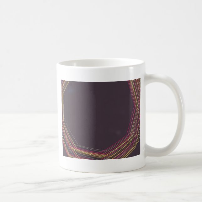 Mug en noir 0900 art abstrait (Droite)