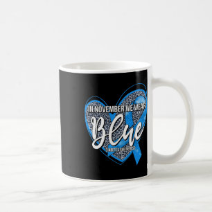 Mug En Novembre Nous Portons Bleu Mois de sensibilisat