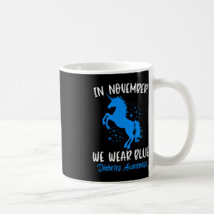 Mug En novembre, nous portons Blue Diabetes Awareness