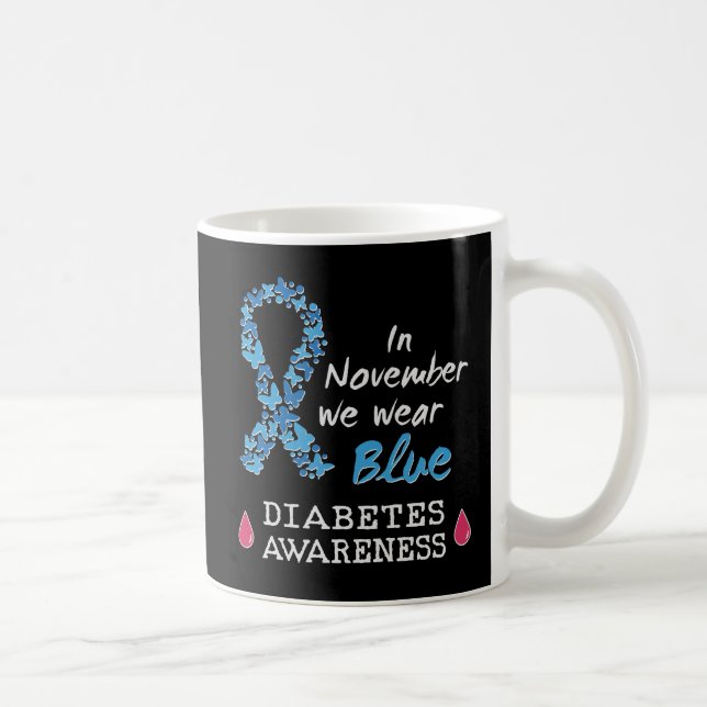 Mug En novembre, nous portons du bleu, Sensibilisation (Droite)