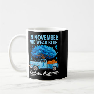 Mug En novembre, portez des rubans bleus pour le diabè