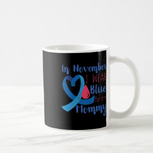 Mug En Novembre T1D Sensibilisation Ruban Bleu Pour Ma