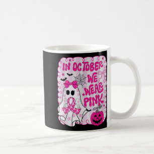 Mug En Octobre Nous Portons Chemise Rose Fantôme Cance