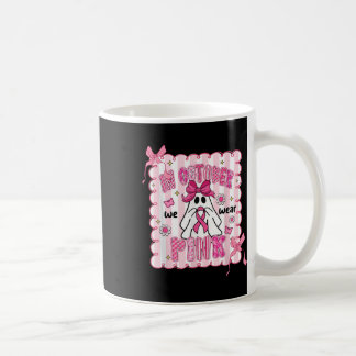 Mug En Octobre Nous Portons Le Fantôme Rose Funny Canc