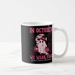 Mug En Octobre Nous Portons Le Ghost Ghost Cancer Awar