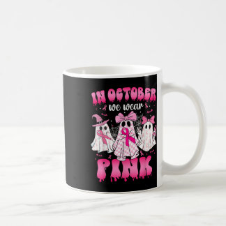 Mug En Octobre Nous Portons Le Ghost Ghost Cancer Awar