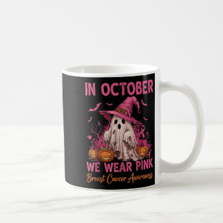 Mug En Octobre Nous Portons Le Ghost Ghost Witch Cance