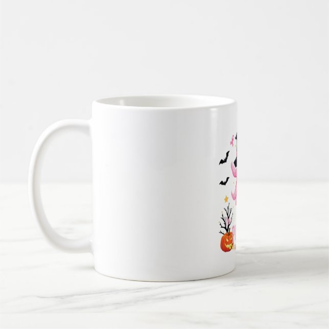 Mug En Octobre Nous Portons Le Ghost Ghost Witch Cance (Gauche)
