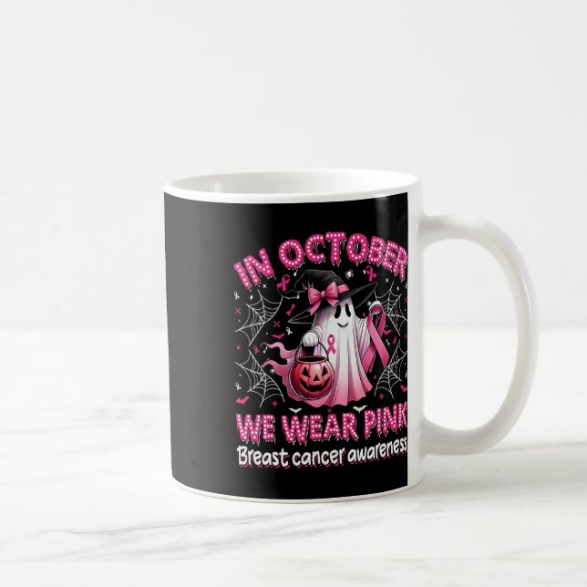 Mug En Octobre Nous Portons Le Ghost Ghost Witch Cance (Droite)