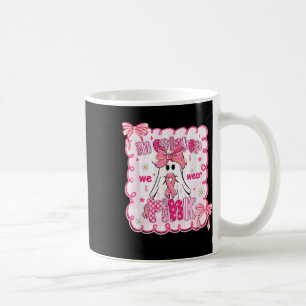 Mug En Octobre Nous Portons Le Ghost rose Ribbon Cance