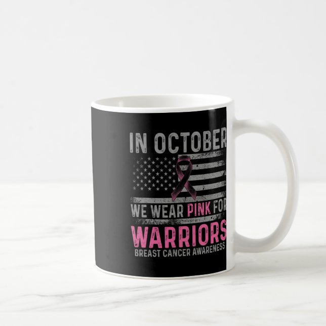 Mug En Octobre Nous Portons Le Rose Faire Des Progrès  (Droite)