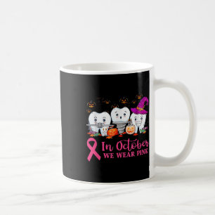Mug En Octobre Nous Portons Le Ruban Rose Le Cancer Du