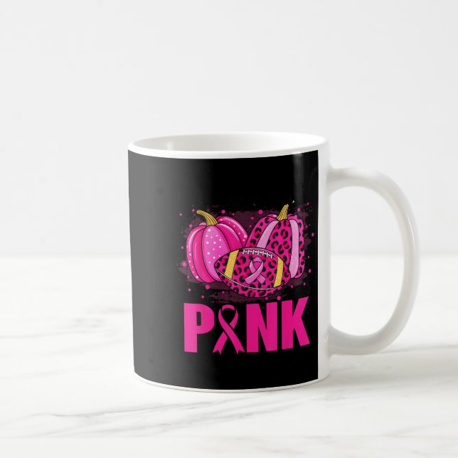 Mug En Octobre Nous Portons Nk Football Cancer Du Sein (Droite)