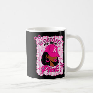 Mug En Octobre Nous Portons Pink Breast Cancer Sensibi