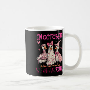 Mug En Octobre Nous Portons Pink Breast Cancer Sensibi