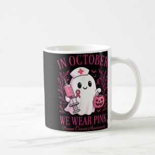 Mug En Octobre Nous Portons Pink Nurse Life Cancer du