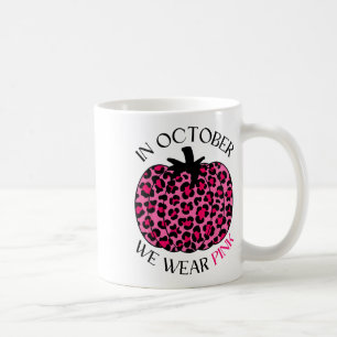 Mug En Octobre Nous Portons Rose Thanksgiving Cancer D