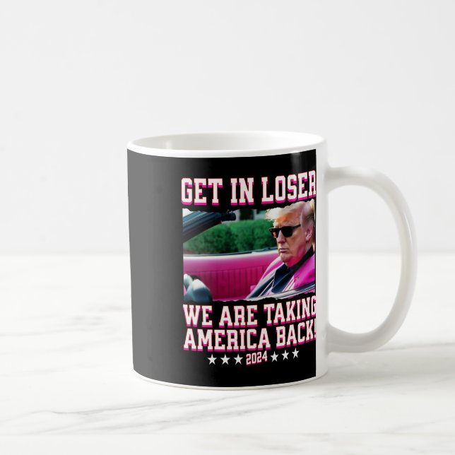Mug En Perdant, Nous Reprenons L'Amérique Rose Trump 2 (Droite)