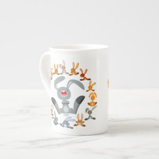 Mug en porcelaine de Chine Mandala de lapins de de