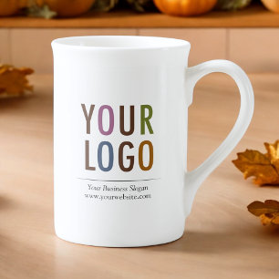 Mug en porcelaine fine avec logo de l'entreprise 2