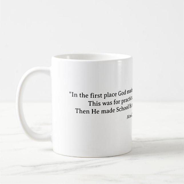 Mug En premier lieu, Dieu a fait des idiots. (Gauche)