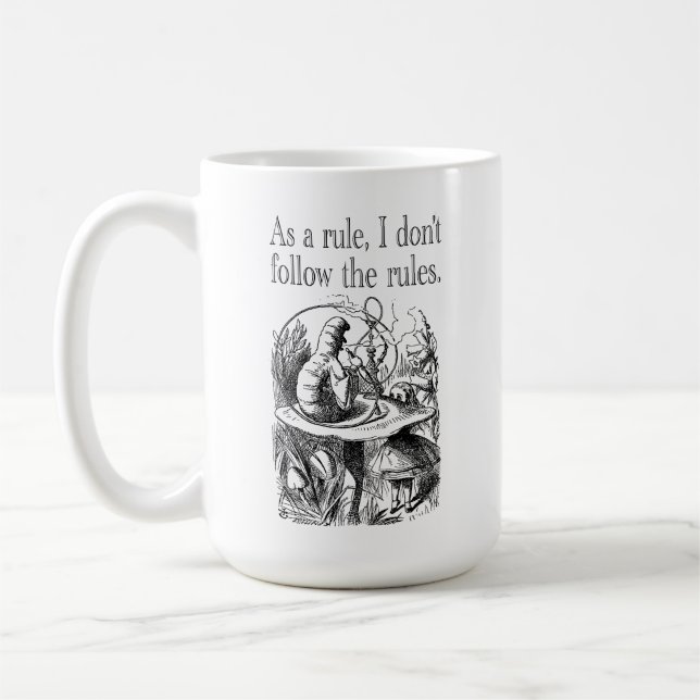 Mug En règle générale, je ne respecte pas les règles (Gauche)