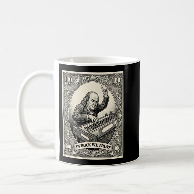 Mug En Rock Nous Faisons Confiance 100 Roches Franklin (Gauche)