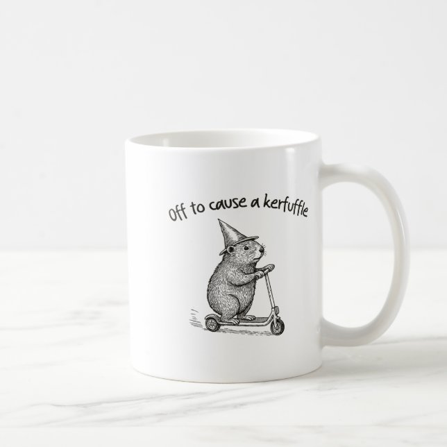Mug En route pour causer un chahut drôle scooter hamst (Droite)