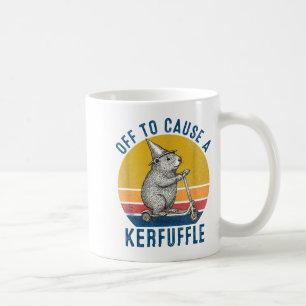 Mug En route pour causer une pagaille marmotte scooter