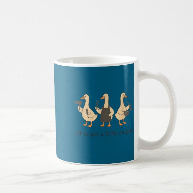 Mug En route pour un petit canard drôle snippy (Droite)