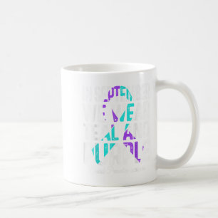 Mug En Septembre Nous Portons Turquoise Ribbon Suicide