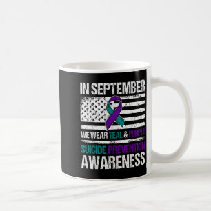 Mug En Septembre Porter Turquoise Purple Suicide Préve