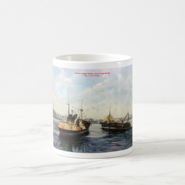 Mug En sortant à faener/Saíndo à pêcher/Going fishing (Centre)