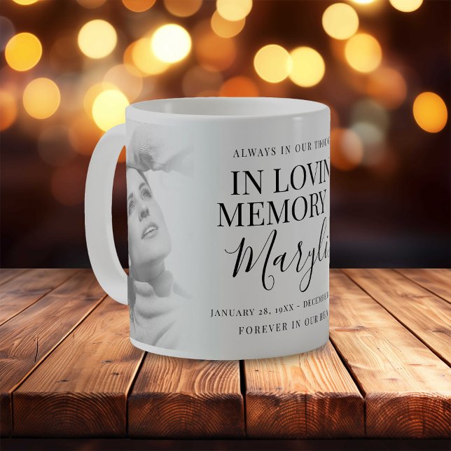 Mug En souvenir affectueux Avant et après le mémorial  (Créateur téléchargé)
