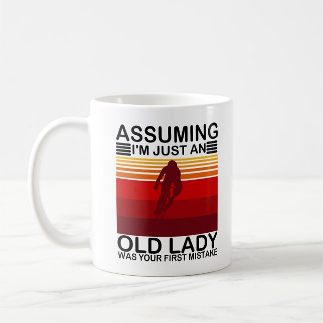 Mug En supposant que je ne suis qu'une vieille dame a  (Gauche)