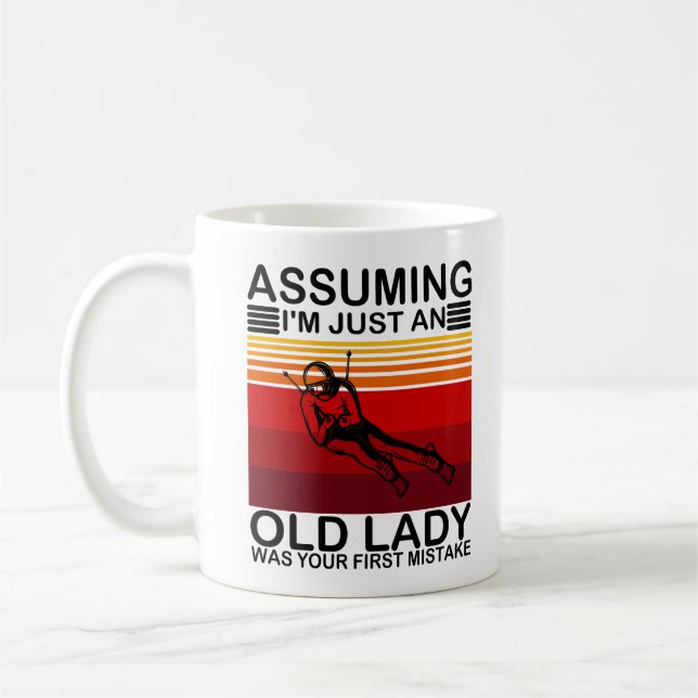 Mug En supposant que je ne suis qu'une vieille dame a  (Gauche)