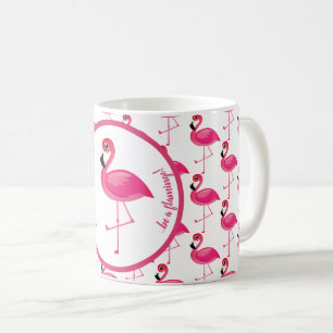 Mug En troupeau des pigeons, soyez un Flamant rose