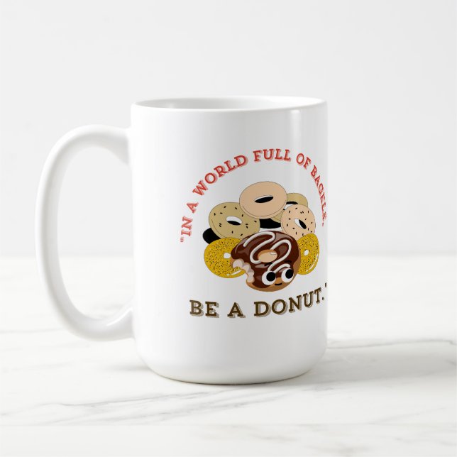 MUG EN UN MOT DE SACS, SOYEZ UN DONUTS (Gauche)