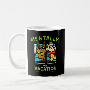 Mug En vacances mentales pour des pauses calmes et san