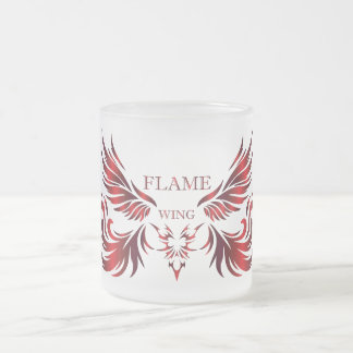 Mug en verre à aile de flamme