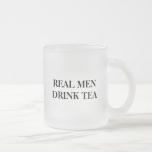 Mug en verre amusant pour les gars   Les vrais hom