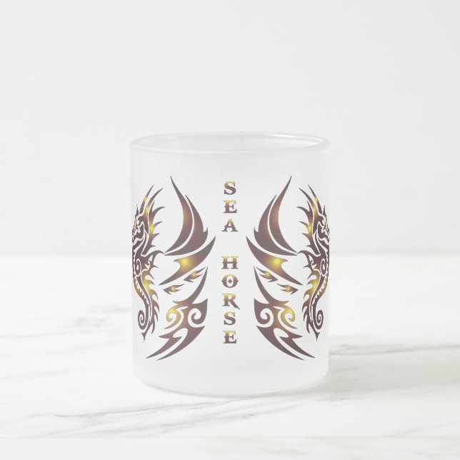 Mug en verre Cheval Marin2 (Centre)