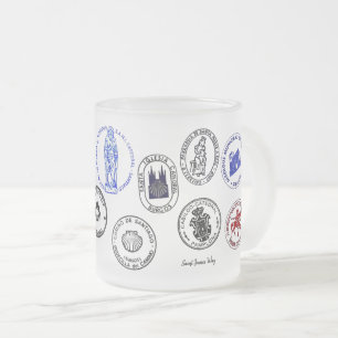 Mug en Verre Dépolé Saint James Way