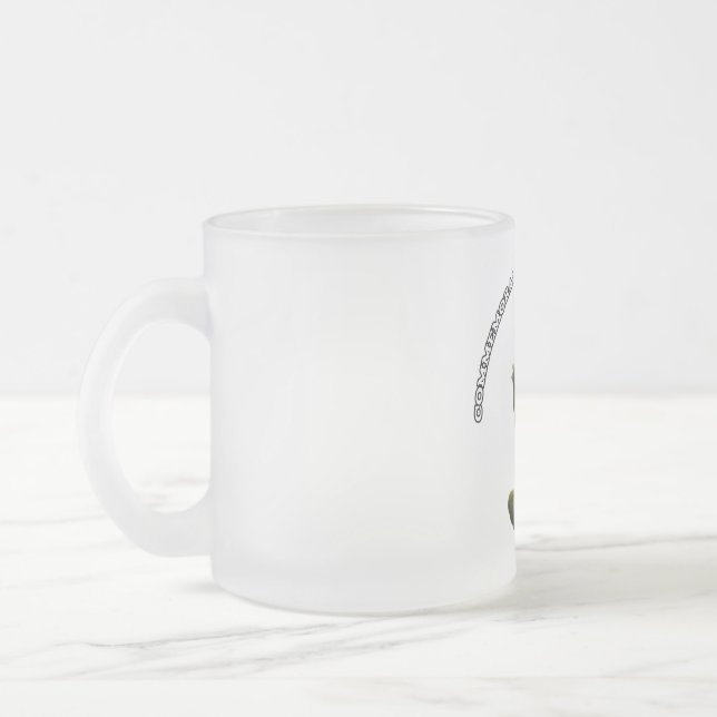 Mug en verre dépoli, 10 oz (Gauche)