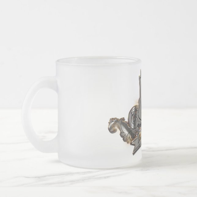 Mug en verre dépoli (10 oz. & 16 oz.) (Gauche)