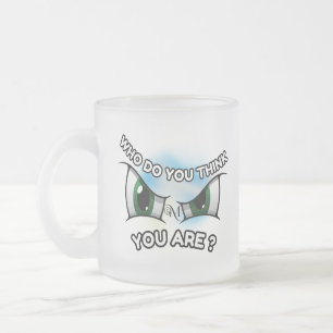 Mug en verre dépoli 10oz : Qui pensez-vous ?